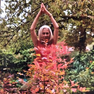 Carole Pearson doing Yoga