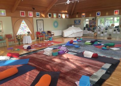 Yoga Retreat room and yoga mats
